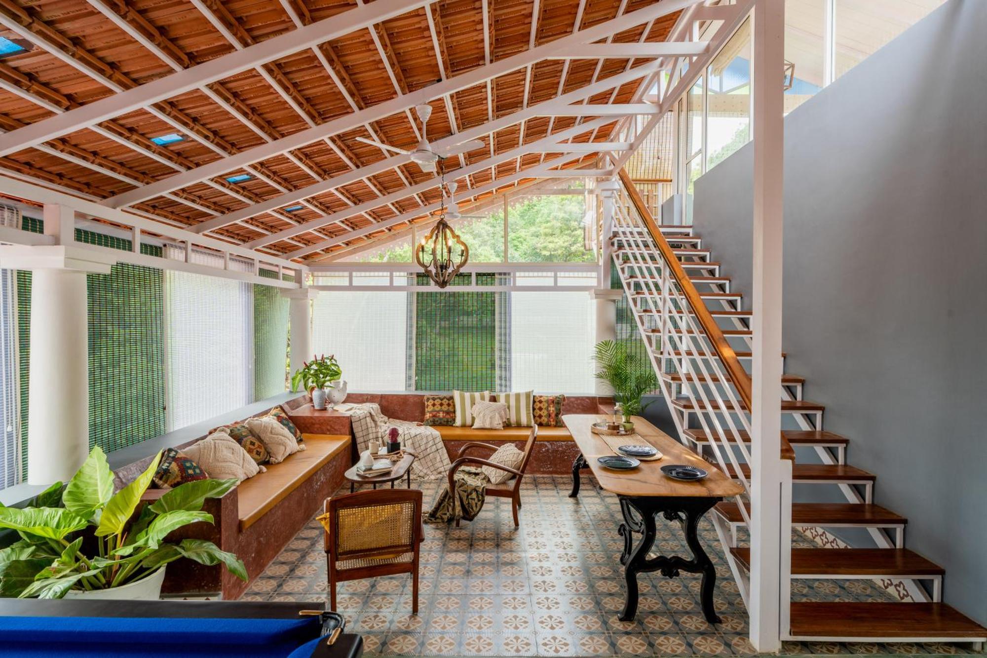 Elivaas 5 Bhk With Pvt Pool, Entertainment Room & Glass House - Bludoor Marmagao Exterior photo
